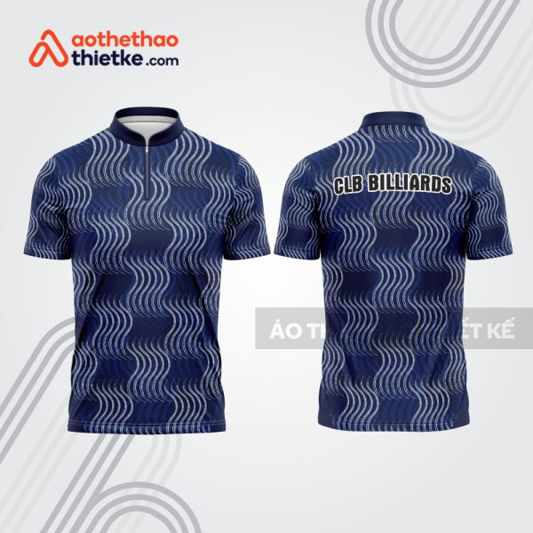 Mẫu thiết kế áo khóa kéo đồng phục CLB bida bab863