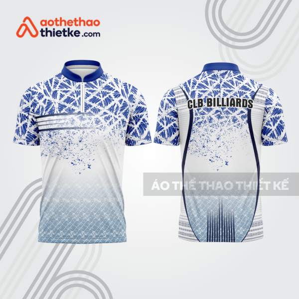 Mẫu thiết kế áo khóa kéo đồng phục CLB bida bab864