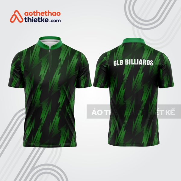 Mẫu thiết kế áo khóa kéo đồng phục CLB bida bab870