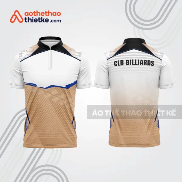 Mẫu thiết kế áo khóa kéo đồng phục CLB bida bab871