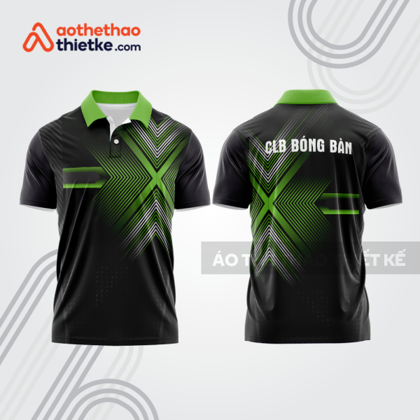 Mẫu thiết kế áo polo đồng phục thi đấu bóng bàn bb1001