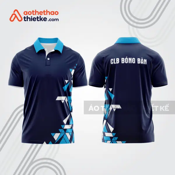 Mẫu thiết kế áo polo đồng phục thi đấu bóng bàn bb1002