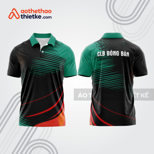 Mẫu thiết kế áo polo đồng phục thi đấu bóng bàn bb1003