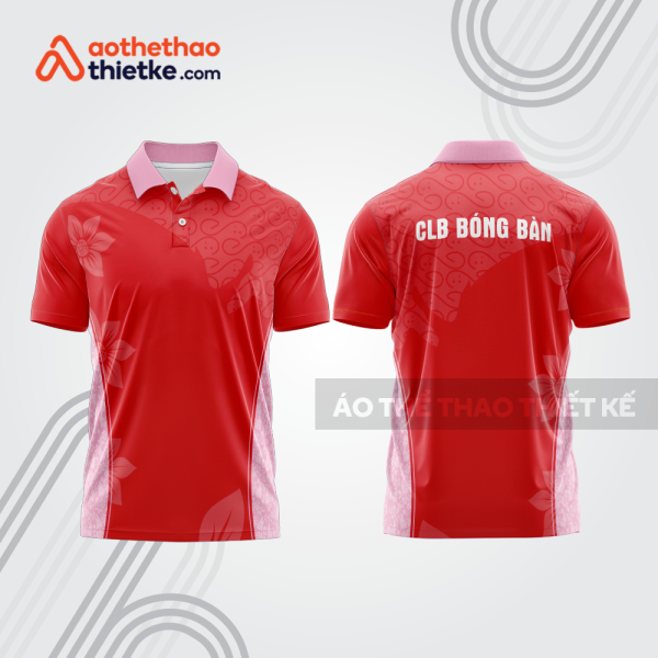 Mẫu thiết kế áo polo đồng phục thi đấu bóng bàn bb1006