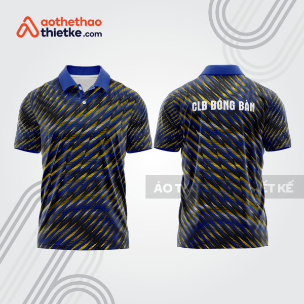 Mẫu thiết kế áo polo đồng phục thi đấu bóng bàn bb1009
