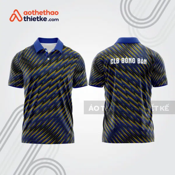 Mẫu thiết kế áo polo đồng phục thi đấu bóng bàn bb1009