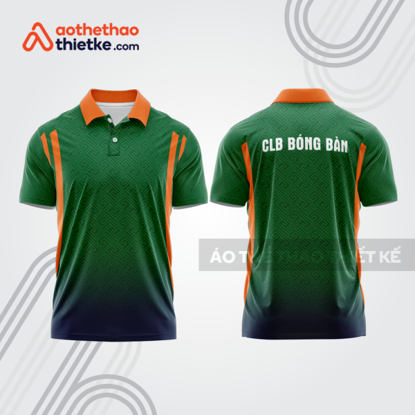 Mẫu thiết kế áo polo đồng phục thi đấu bóng bàn bb1010