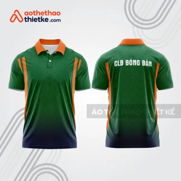 Mẫu thiết kế áo polo đồng phục thi đấu bóng bàn bb1010