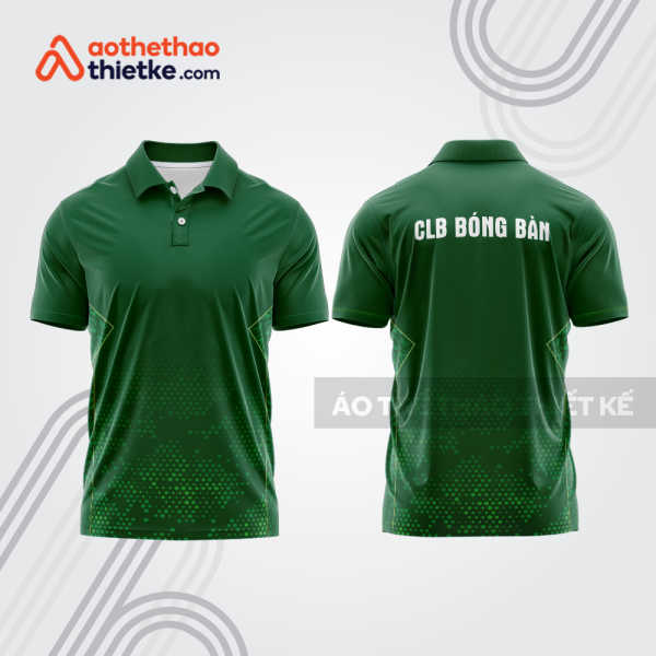 Mẫu thiết kế áo polo đồng phục thi đấu bóng bàn bb1011