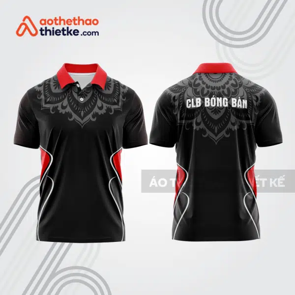 Mẫu thiết kế áo polo đồng phục thi đấu bóng bàn bb1014