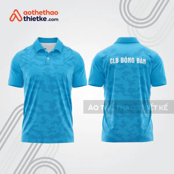 Mẫu thiết kế áo polo đồng phục thi đấu bóng bàn bb1016