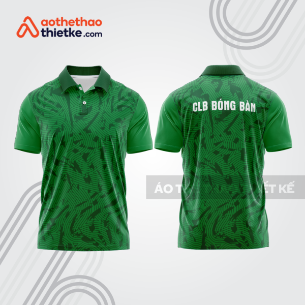 Mẫu thiết kế áo polo đồng phục thi đấu bóng bàn bb1021