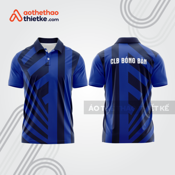 Mẫu thiết kế áo polo đồng phục thi đấu bóng bàn bb1023