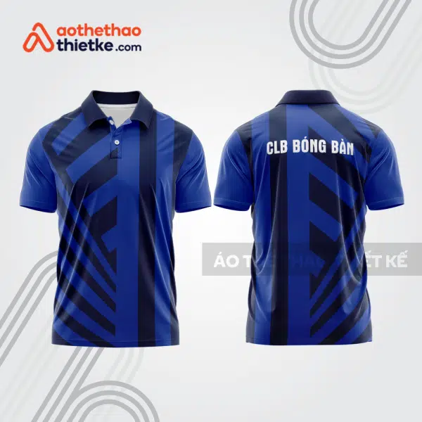 Mẫu thiết kế áo polo đồng phục thi đấu bóng bàn bb1023
