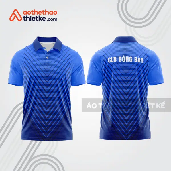 Mẫu thiết kế áo polo đồng phục thi đấu bóng bàn bb1024