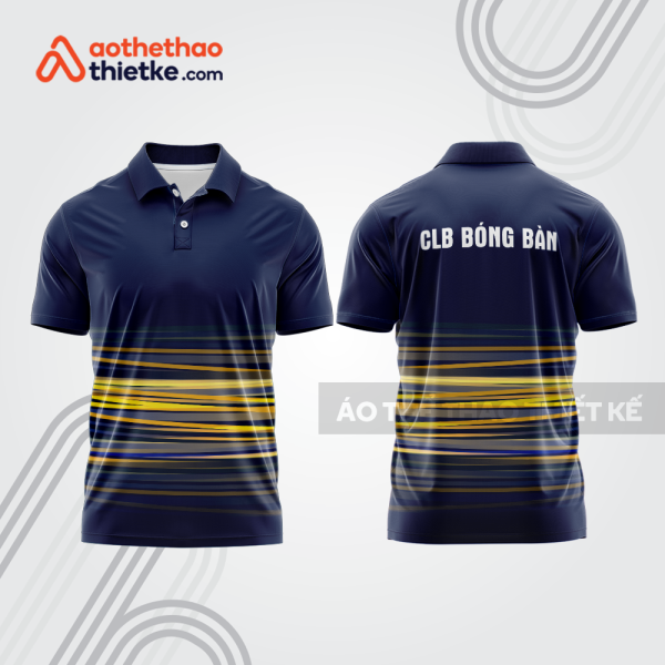 Mẫu thiết kế áo polo đồng phục thi đấu bóng bàn bb1034