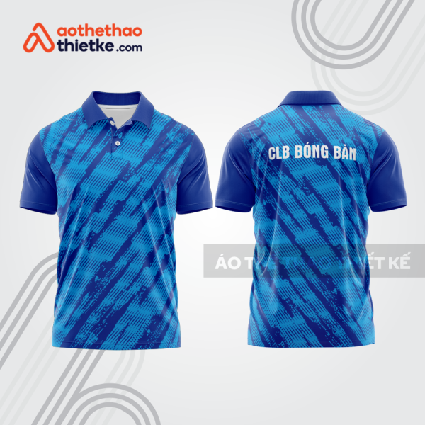 Mẫu thiết kế áo polo đồng phục thi đấu bóng bàn bb1040