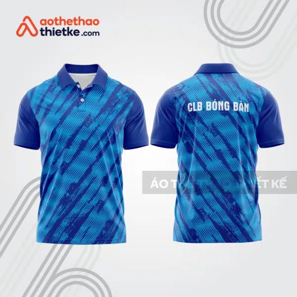 Mẫu thiết kế áo polo đồng phục thi đấu bóng bàn bb1040