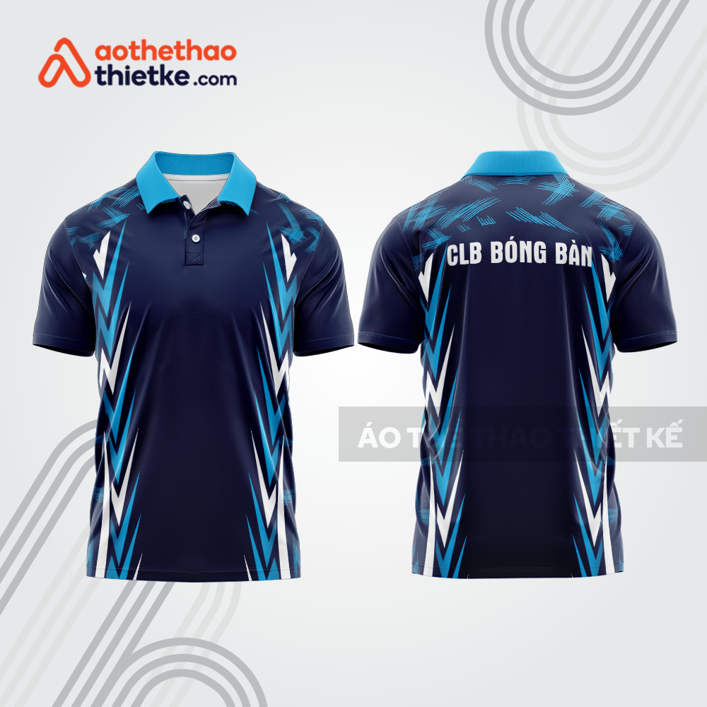 Mẫu thiết kế áo polo đồng phục thi đấu bóng bàn bb1042