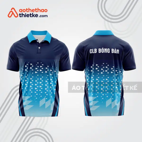 Mẫu thiết kế áo polo đồng phục thi đấu bóng bàn bb1043