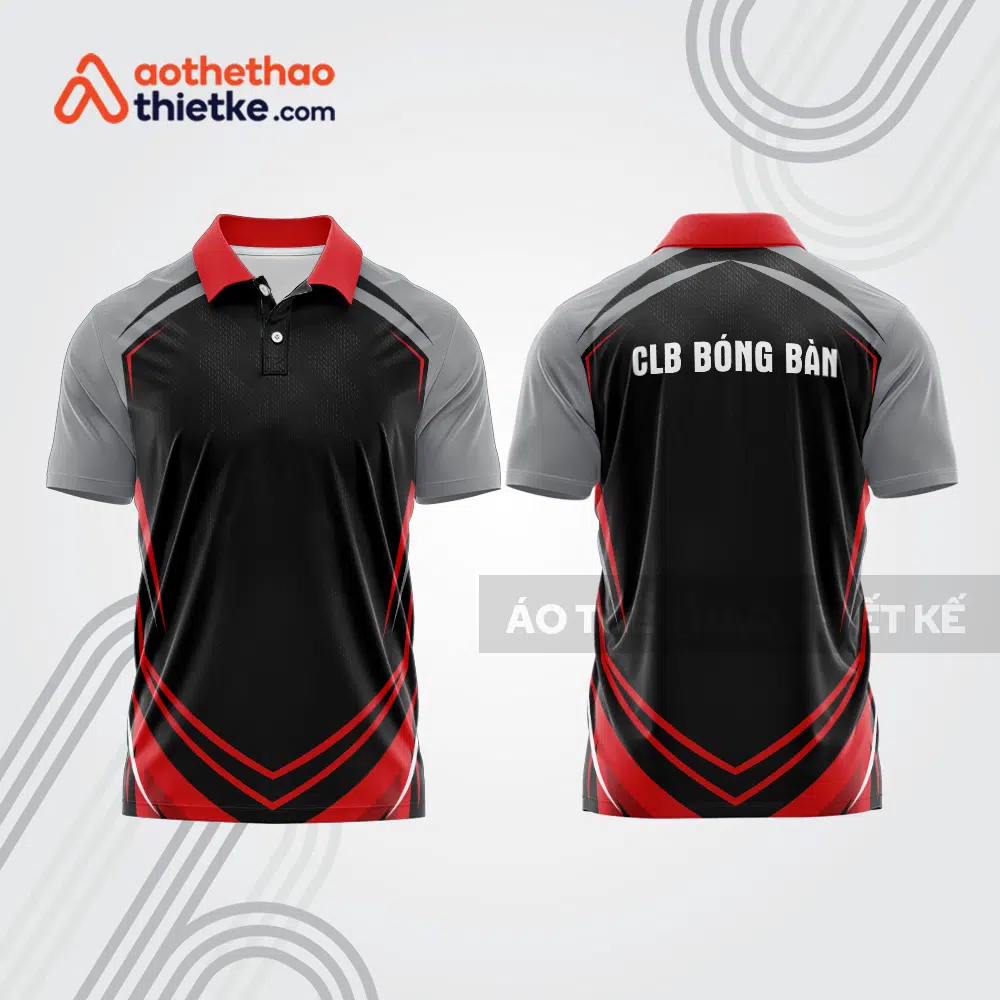 Mẫu thiết kế áo polo đồng phục thi đấu bóng bàn bb1045