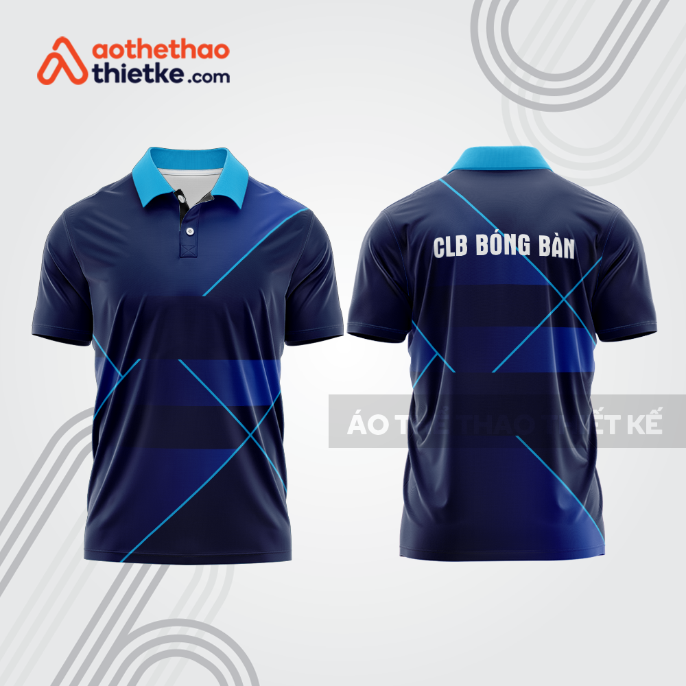 Mẫu thiết kế áo polo đồng phục thi đấu bóng bàn bb1046