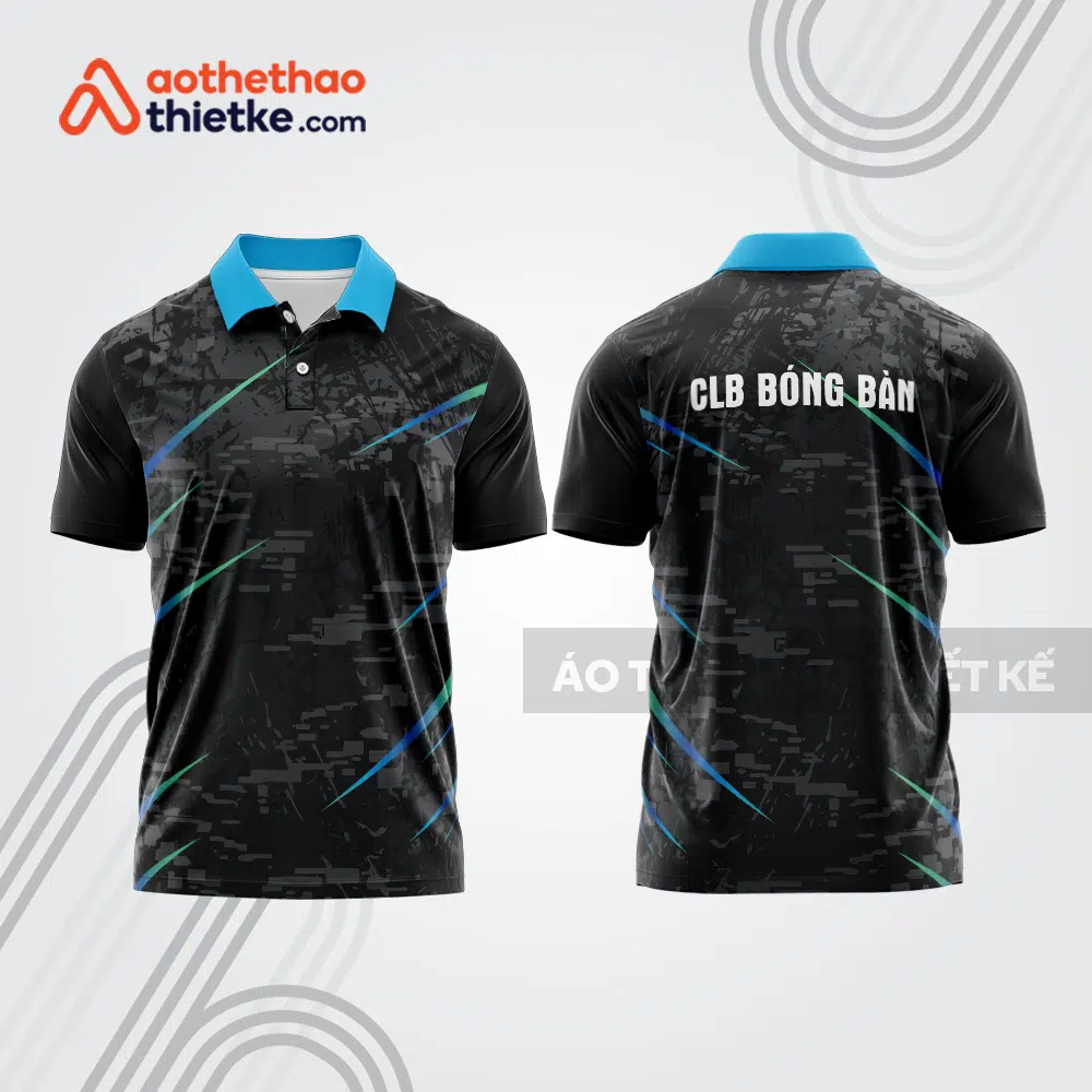Mẫu thiết kế áo polo đồng phục thi đấu bóng bàn bb1047