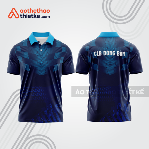 Mẫu thiết kế áo polo đồng phục thi đấu bóng bàn bb1052