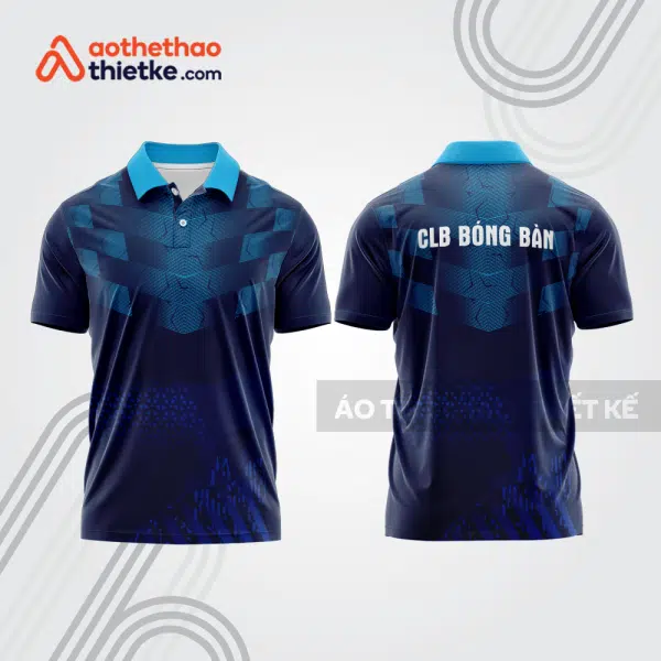 Mẫu thiết kế áo polo đồng phục thi đấu bóng bàn bb1052