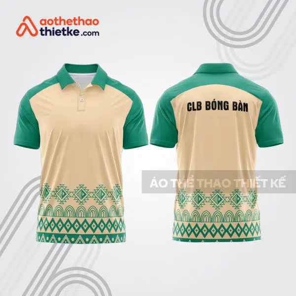 Mẫu thiết kế áo polo đồng phục thi đấu bóng bàn bb1053