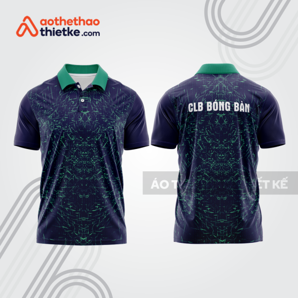 Mẫu thiết kế áo polo đồng phục thi đấu bóng bàn bb1056