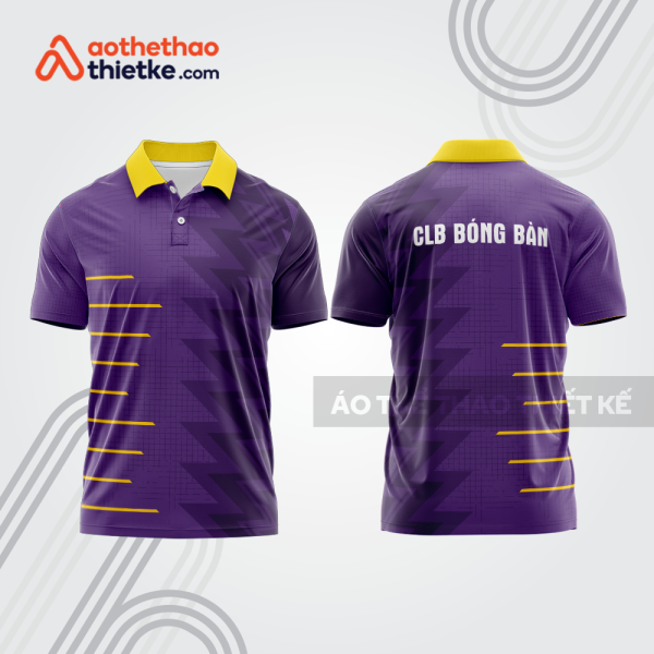 Mẫu thiết kế áo polo đồng phục thi đấu bóng bàn bb1060