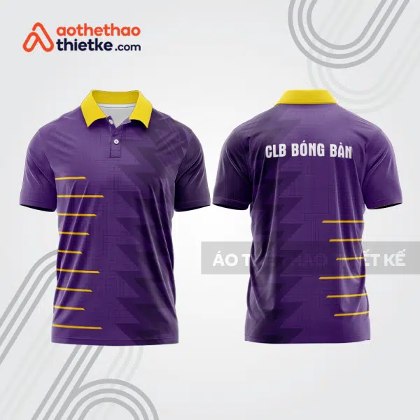 Mẫu thiết kế áo polo đồng phục thi đấu bóng bàn bb1060