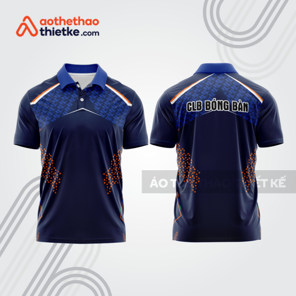 Mẫu thiết kế áo polo đồng phục thi đấu bóng bàn bb1063