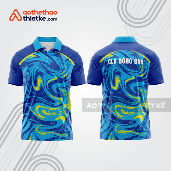 Mẫu thiết kế áo polo đồng phục thi đấu bóng bàn bb1064