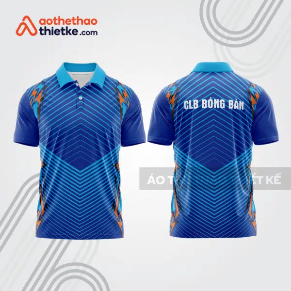 Mẫu thiết kế áo polo đồng phục thi đấu bóng bàn bb1065