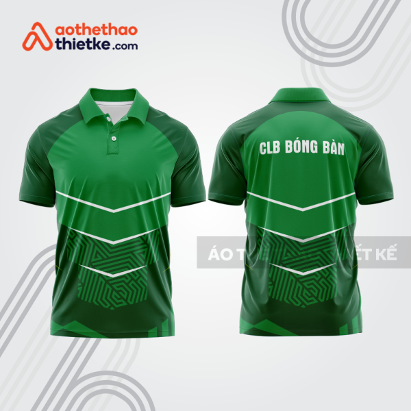 Mẫu thiết kế áo polo đồng phục thi đấu bóng bàn bb1070