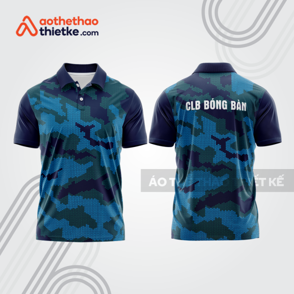 Mẫu thiết kế áo polo đồng phục thi đấu bóng bàn bb1073