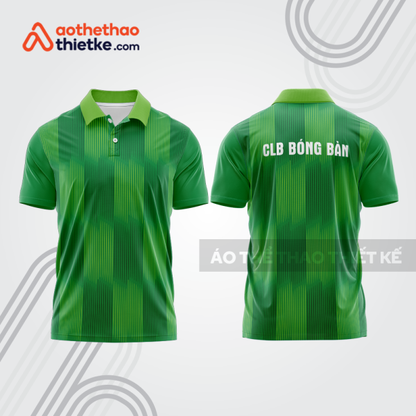 Mẫu thiết kế áo polo đồng phục thi đấu bóng bàn bb1074