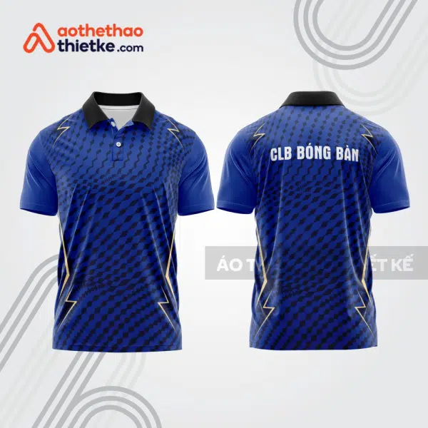 Mẫu thiết kế áo polo đồng phục thi đấu bóng bàn bb1076