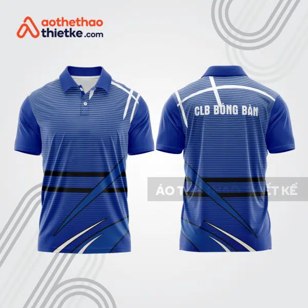 Mẫu thiết kế áo polo đồng phục thi đấu bóng bàn bb1084