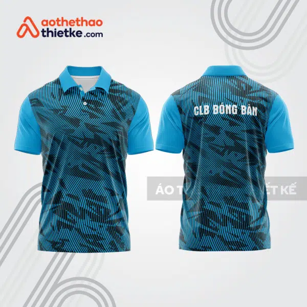 Mẫu thiết kế áo polo đồng phục thi đấu bóng bàn bb1085