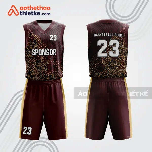 Mẫu thiết kế quần áo thi đấu bóng rổ bra1347