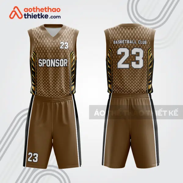 Mẫu thiết kế quần áo thi đấu bóng rổ bra1355