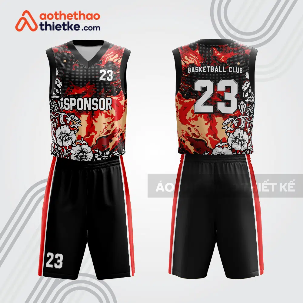 Mẫu thiết kế quần áo thi đấu bóng rổ bra1358
