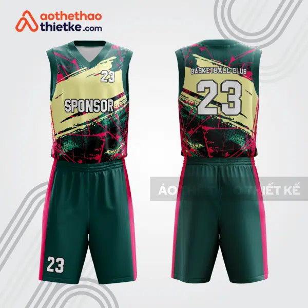 Mẫu thiết kế quần áo thi đấu bóng rổ bra1379