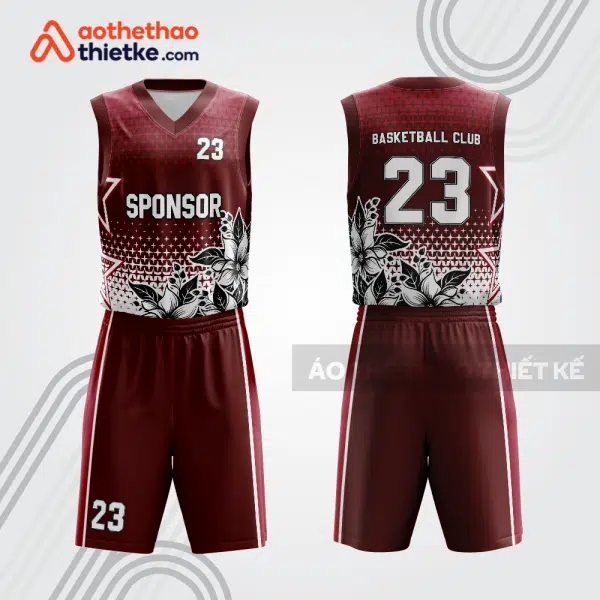 Mẫu thiết kế quần áo thi đấu bóng rổ bra1383