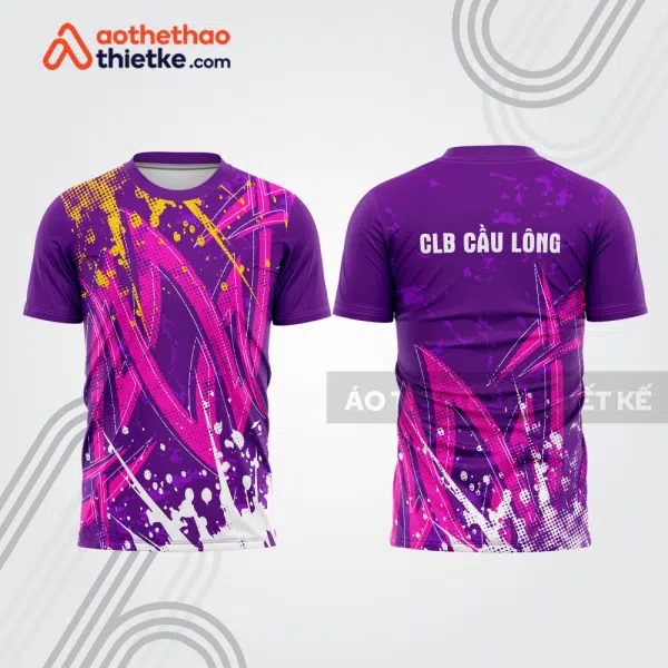 Mẫu thiết kế áo thi đấu cầu lông cl1160