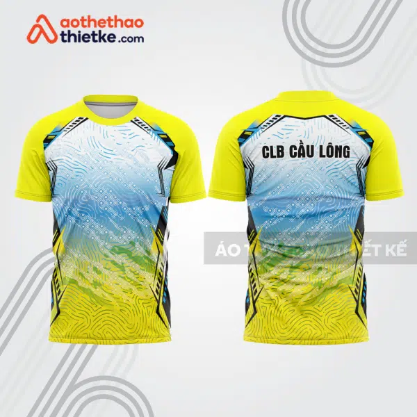 Mẫu thiết kế áo thi đấu cầu lông cl1223