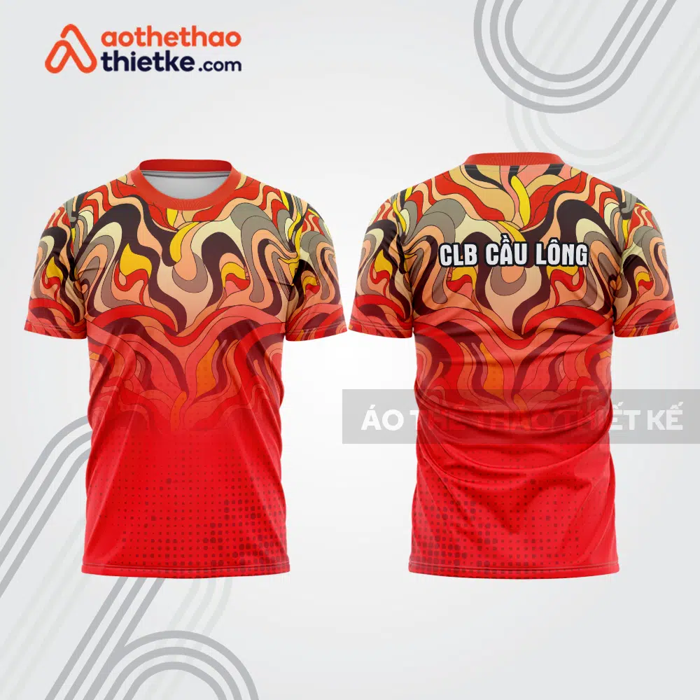 Mẫu thiết kế áo thi đấu cầu lông cl1226